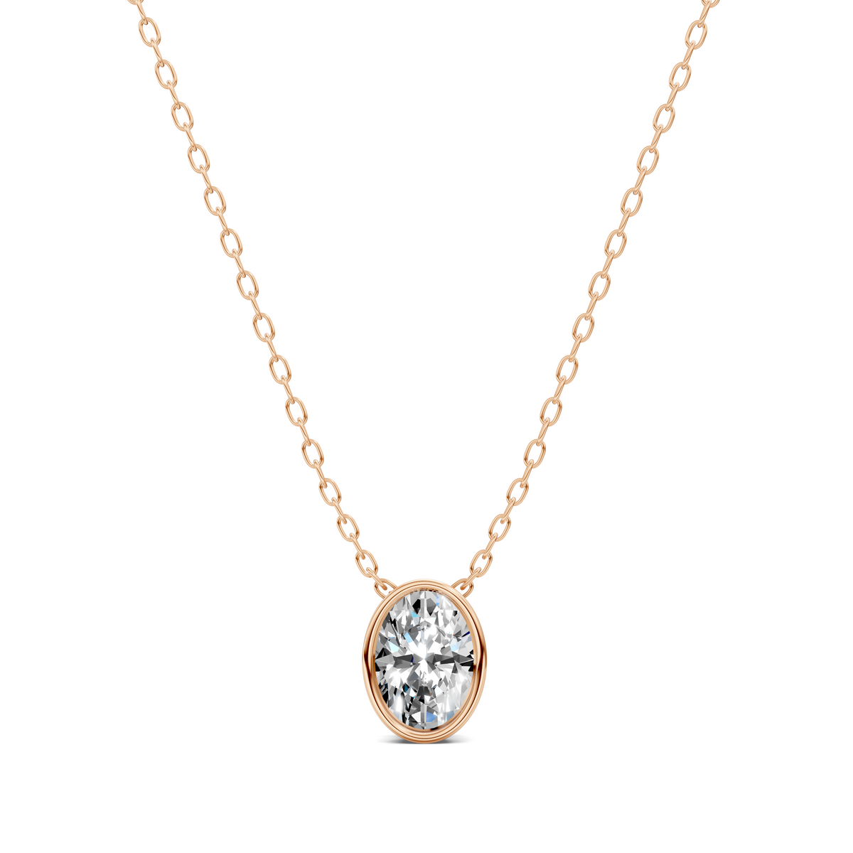 Oval Bezel Pendant