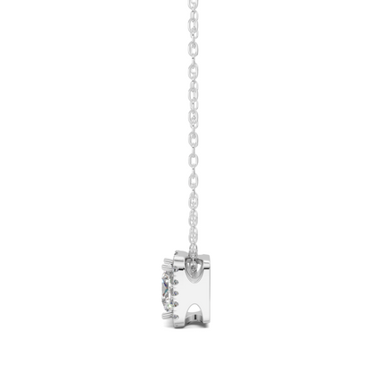 Halo Diamond Princess Pendant