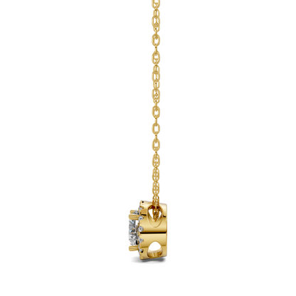 Halo Diamond Round Pendant