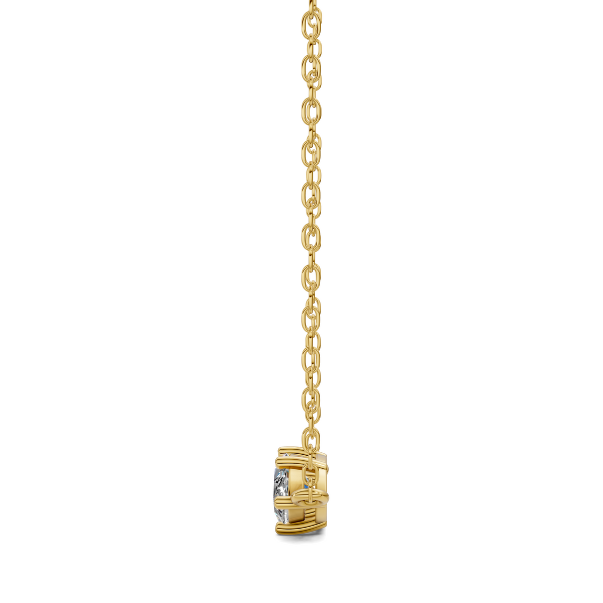 East West Solitaire Marquise Pendent
