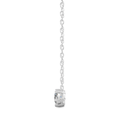 East West Solitaire Marquise Pendent