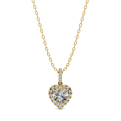 Halo Heart Pendant