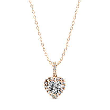 Halo Heart Pendant