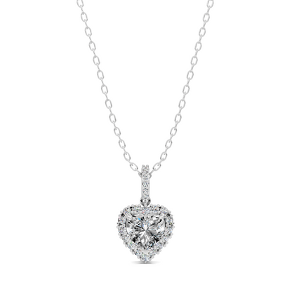 Halo Heart Pendant
