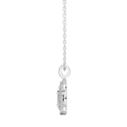 Halo Marquise Pendant