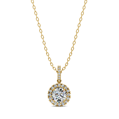 Halo Round Pendant
