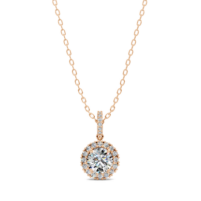 Halo Round Pendant