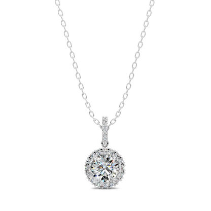 Halo Round Pendant