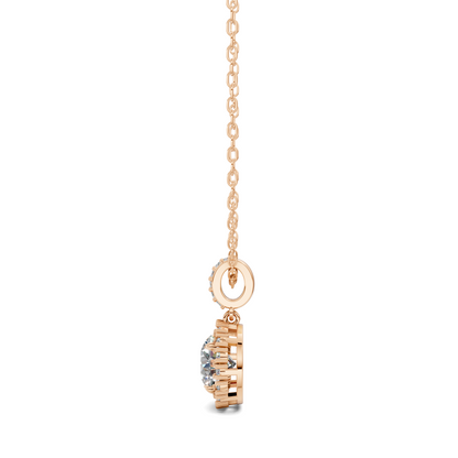 Halo Round Pendant