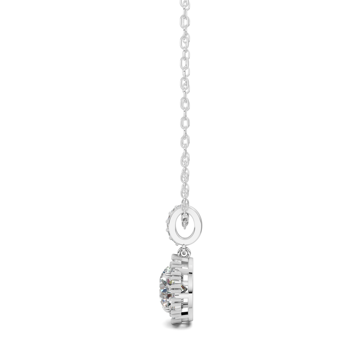 Halo Round Pendant