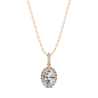 Halo Oval Pendant