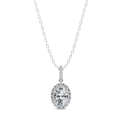 Halo Oval Pendant