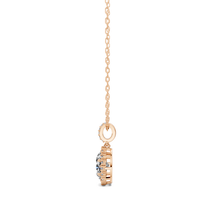 Halo Oval Pendant