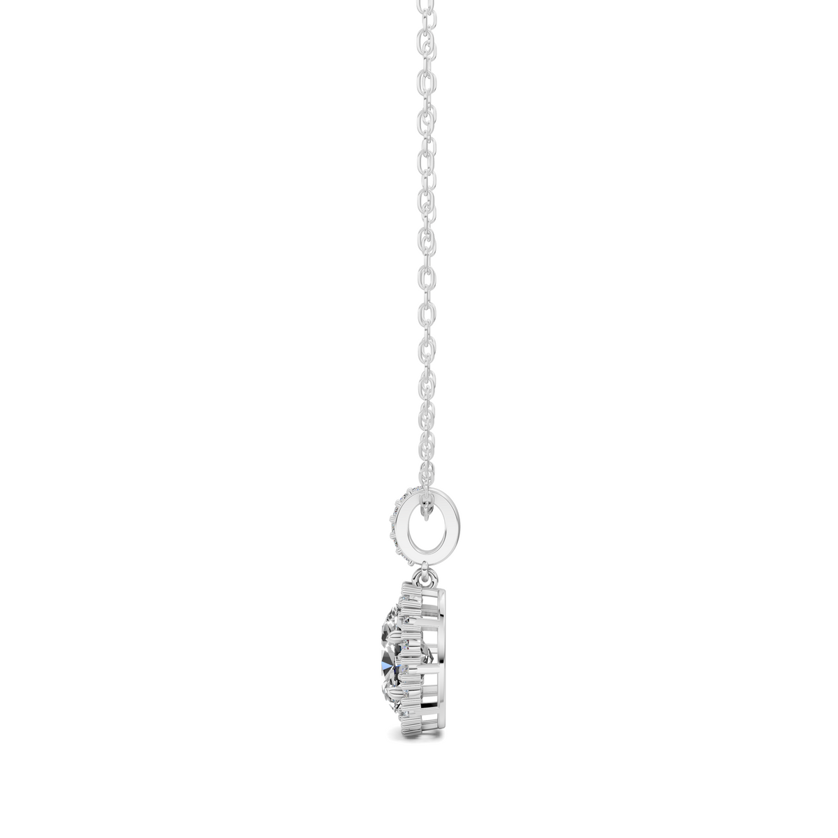 Halo Oval Pendant