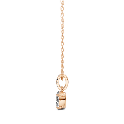 Pave Bail Cushion Pendant