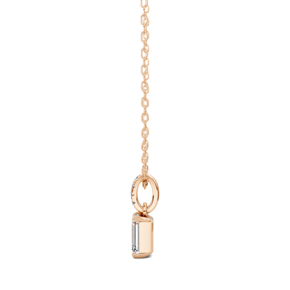Pave Bail Emerald Pendant