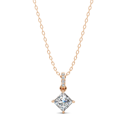 Pave Bail Princess Pendant