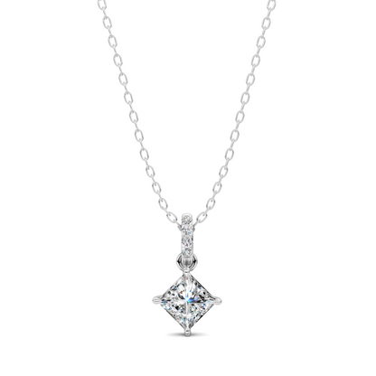 Pave Bail Princess Pendant