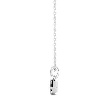 Pave Bail Asscher Pendant