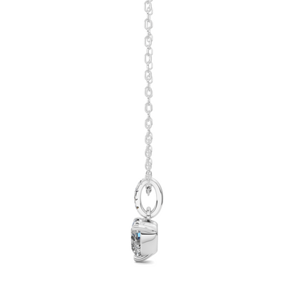 Pave Bail Heart Pendant