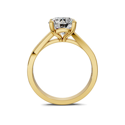 Victoria Split Shank Pave Engagement Ring