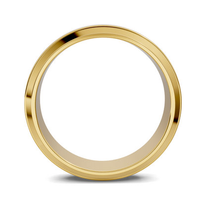 James Matte Beveled Band
