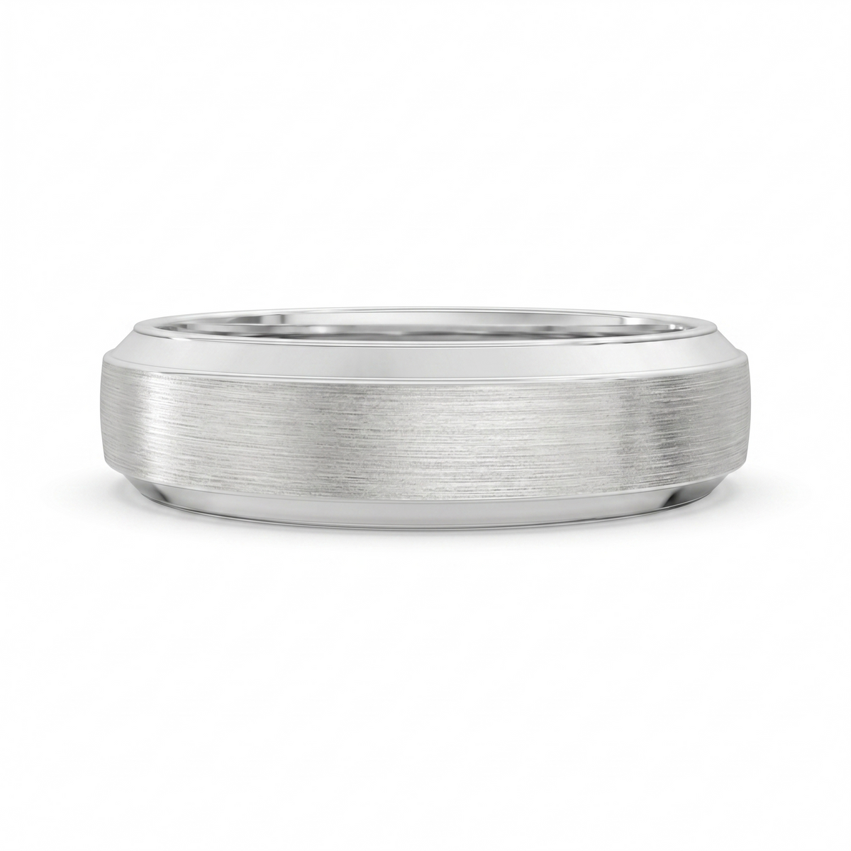 James Matte Beveled Band