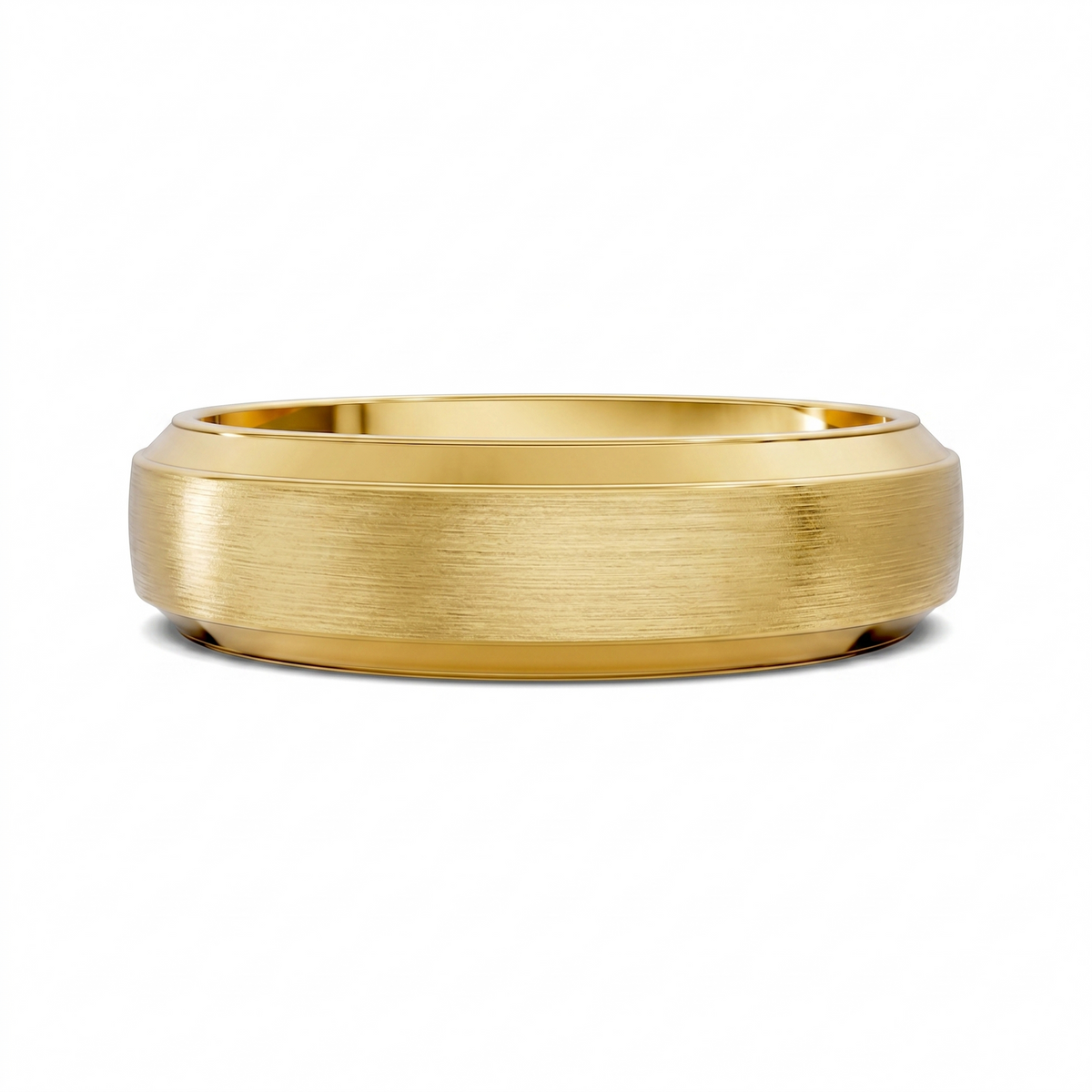 James Matte Beveled Band