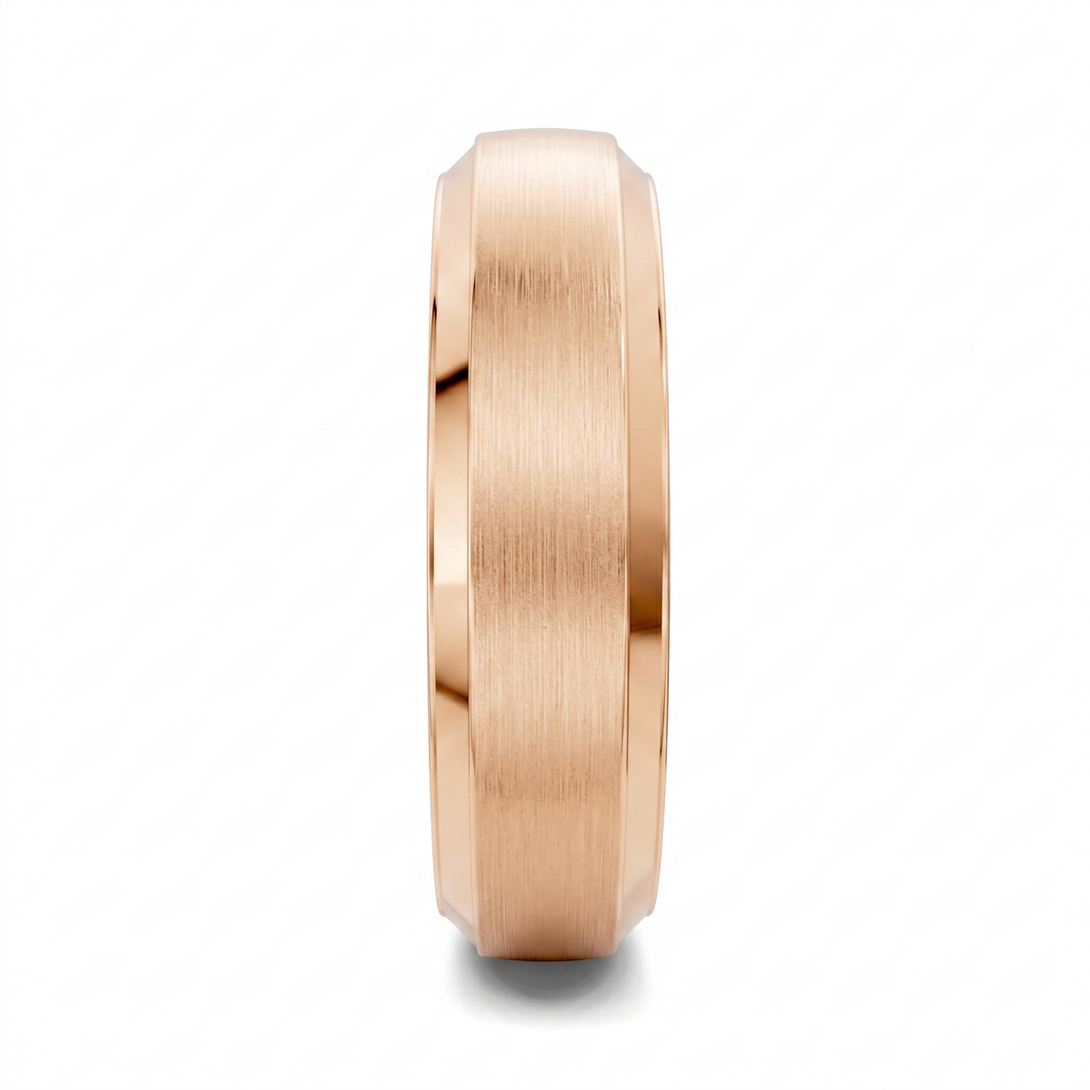 James Matte Beveled Band