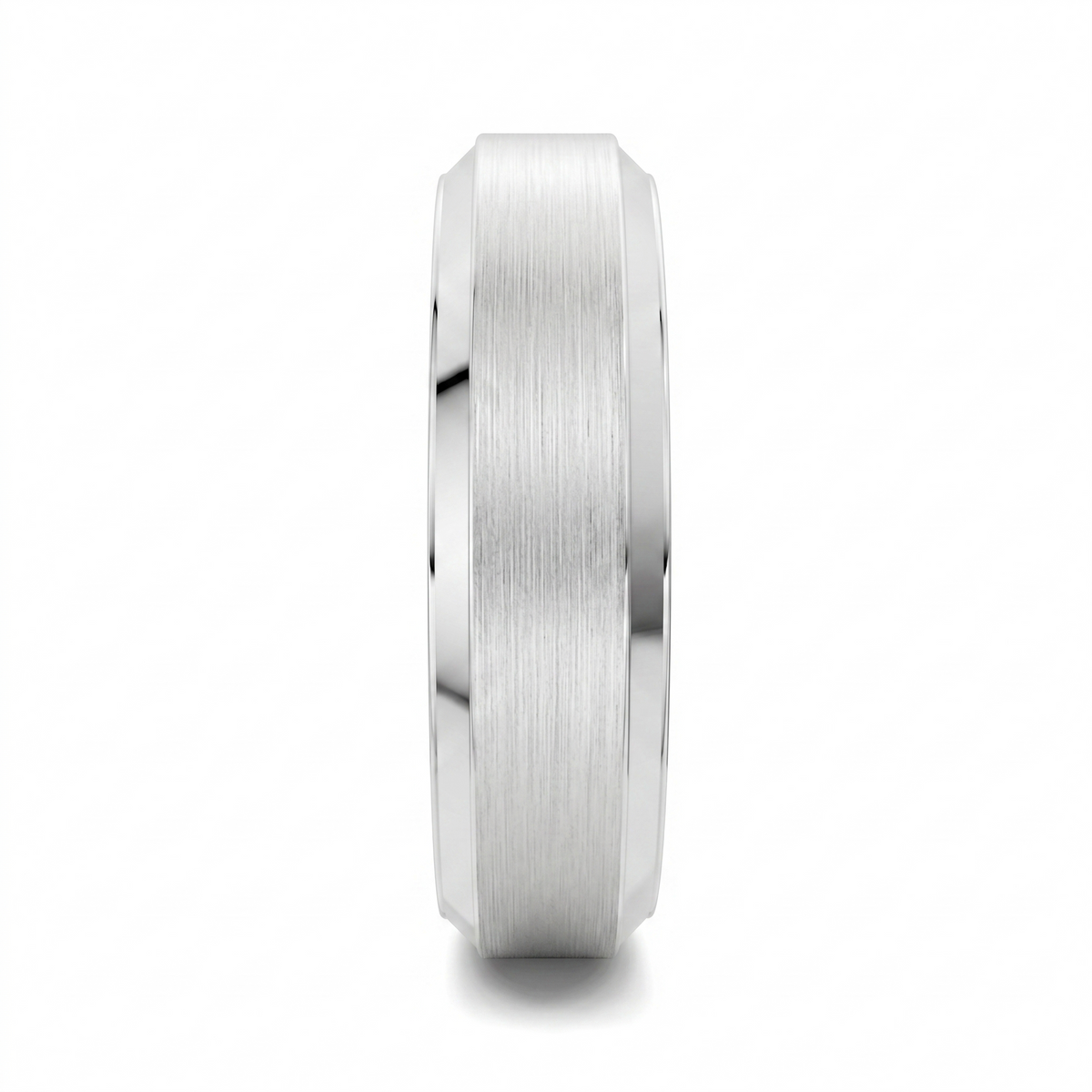 James Matte Beveled Band