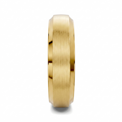 James Matte Beveled Band