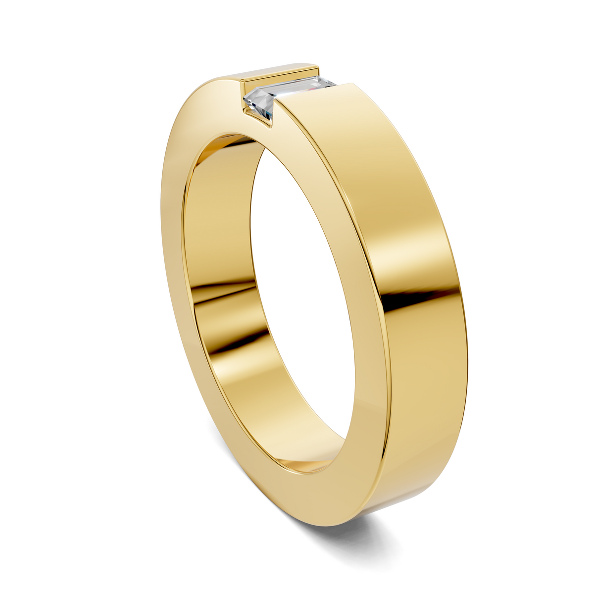 Zachary Baguette Diamond Band