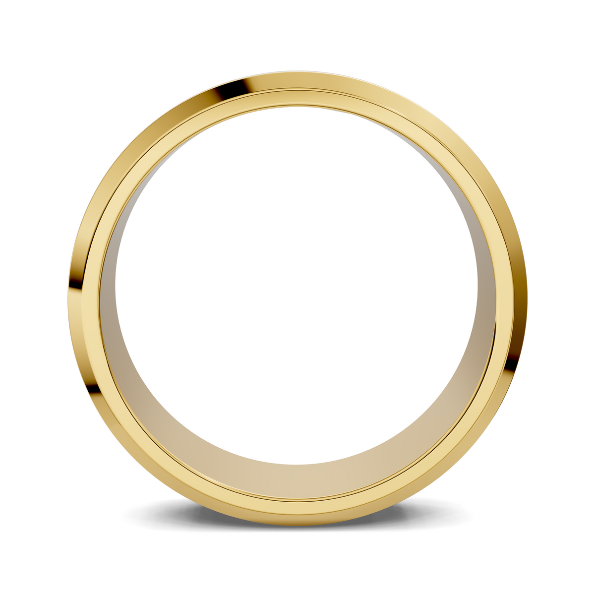 Andrew Matte Beveled Diamond Band