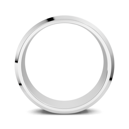 Andrew Matte Beveled Diamond Band