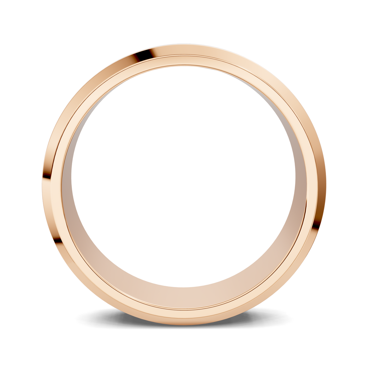Andrew Matte Beveled Diamond Band