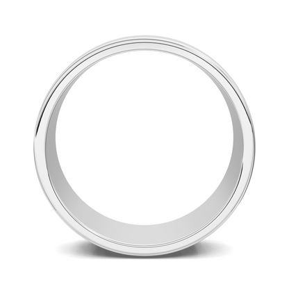 Jacob Diagonal Channel Diamond Band