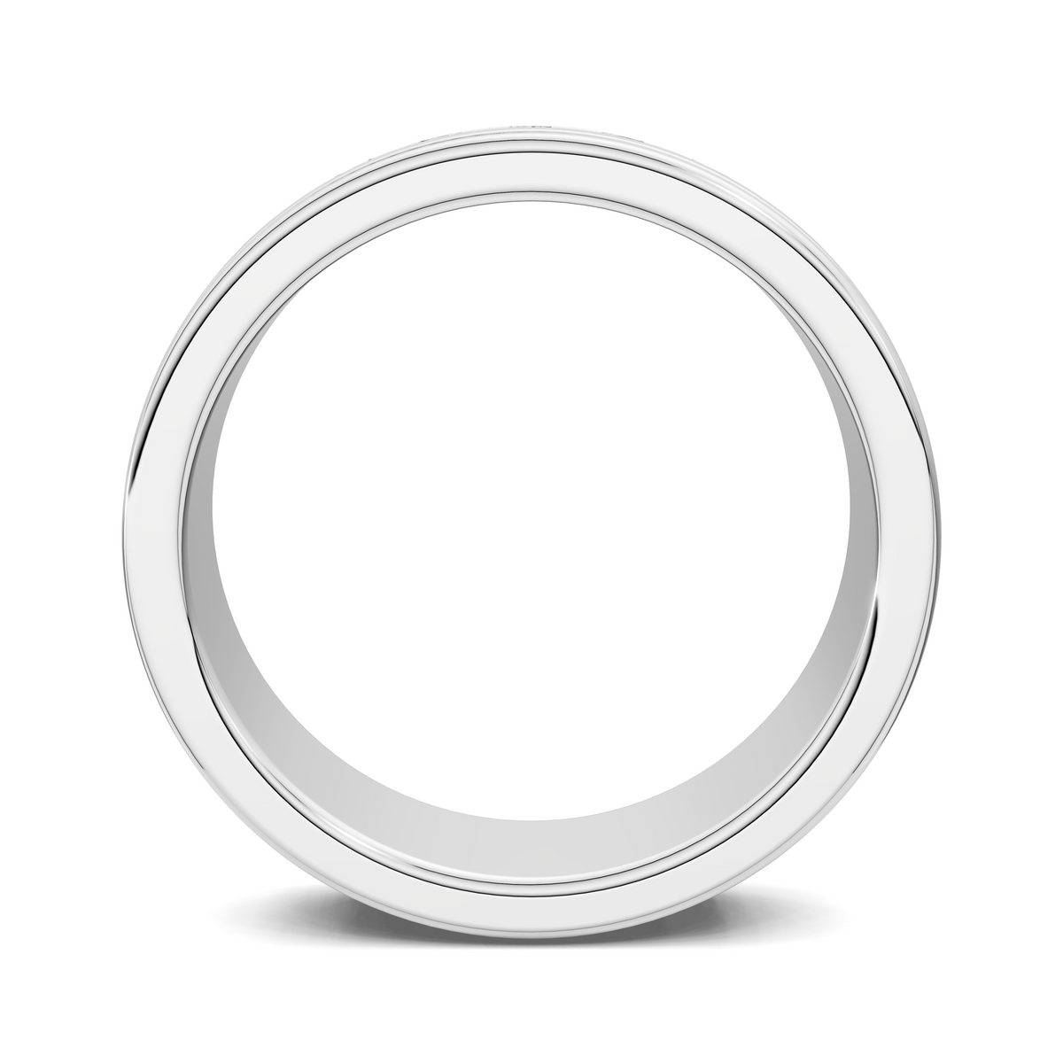 Christopher Satin Diamond Band