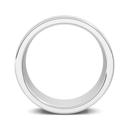 Christopher Satin Diamond Band