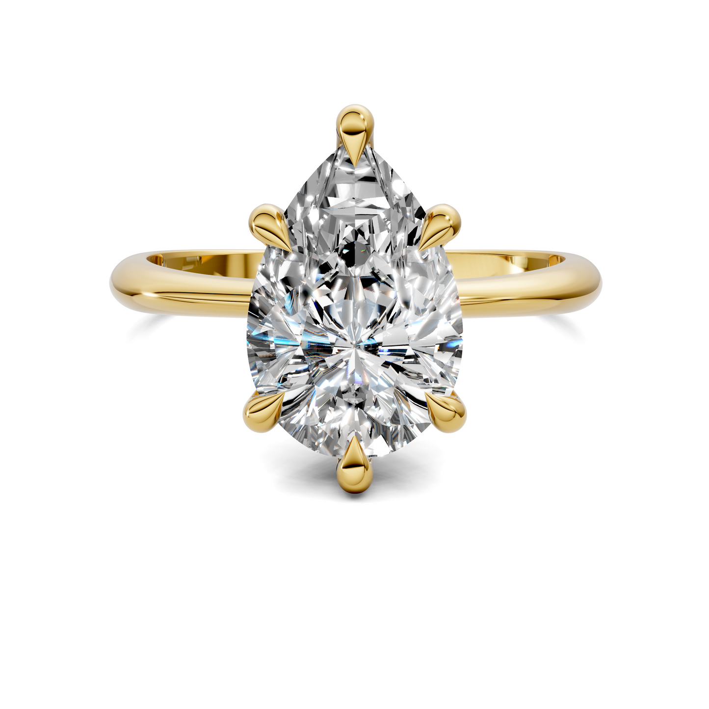 Lydia Vine Solitaire Ring