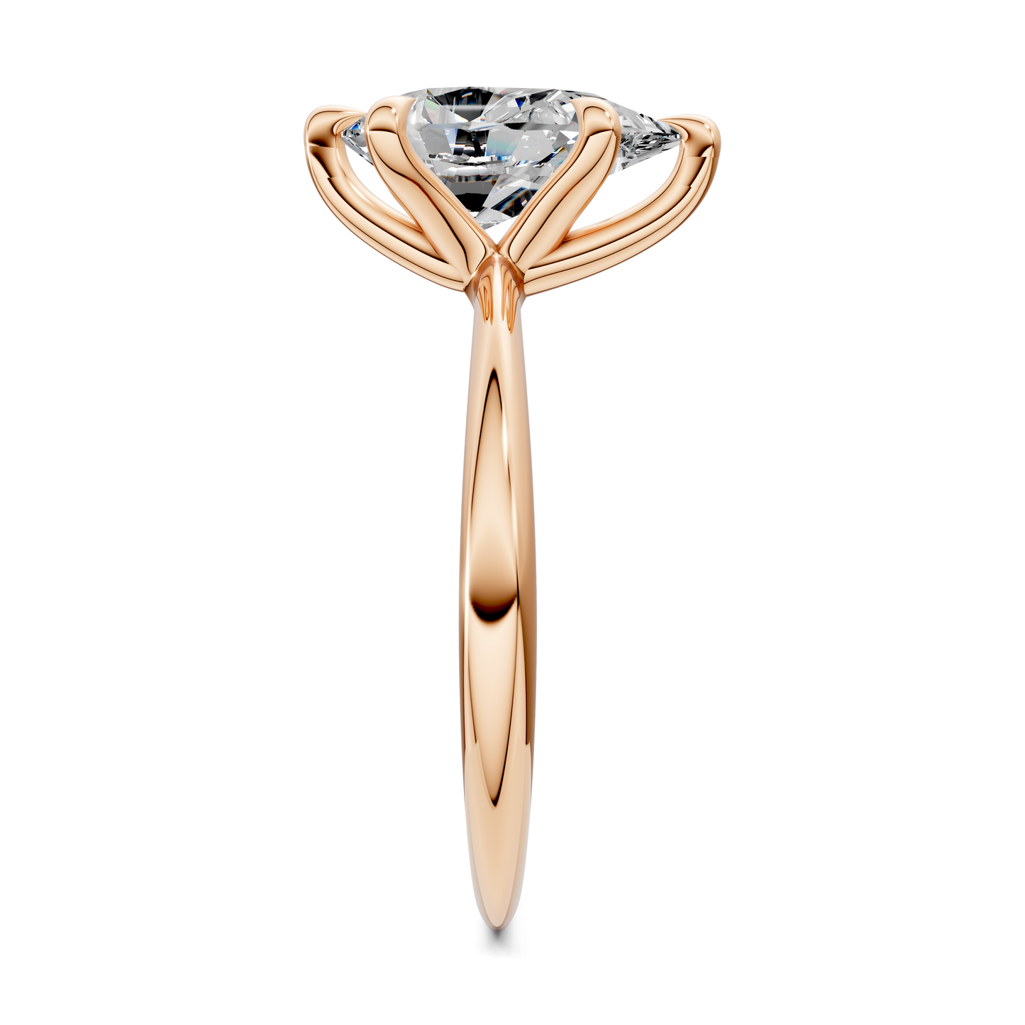 Lydia Vine Solitaire Ring