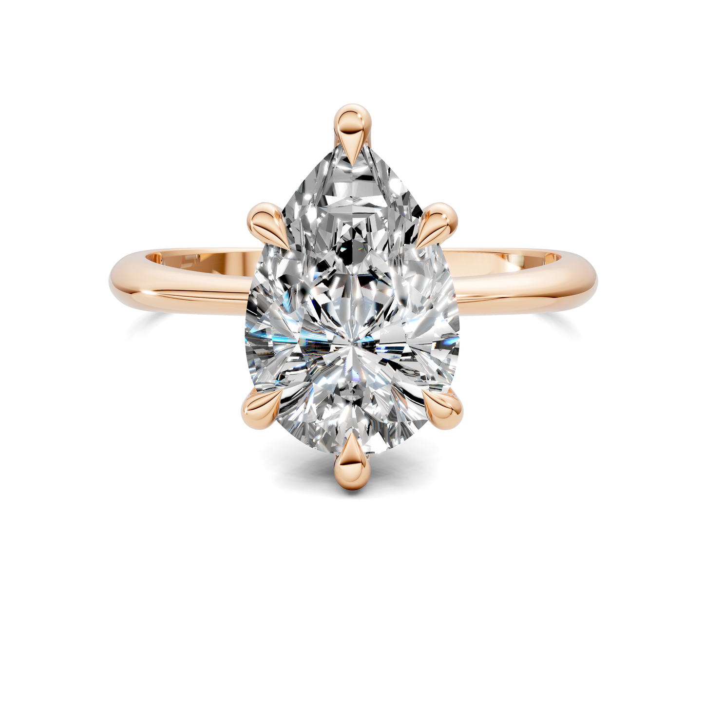 Lydia Vine Solitaire Ring