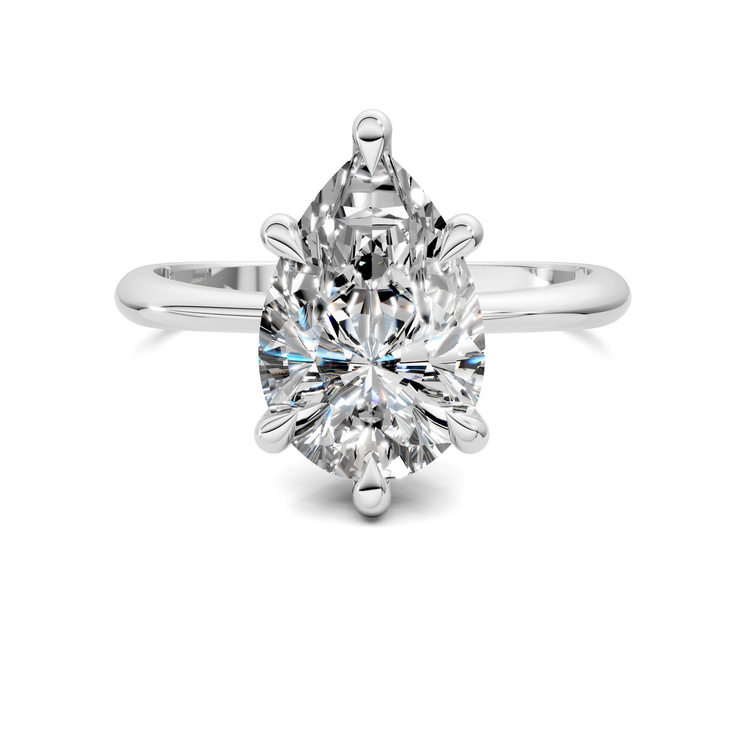 Lydia Vine Solitaire Ring