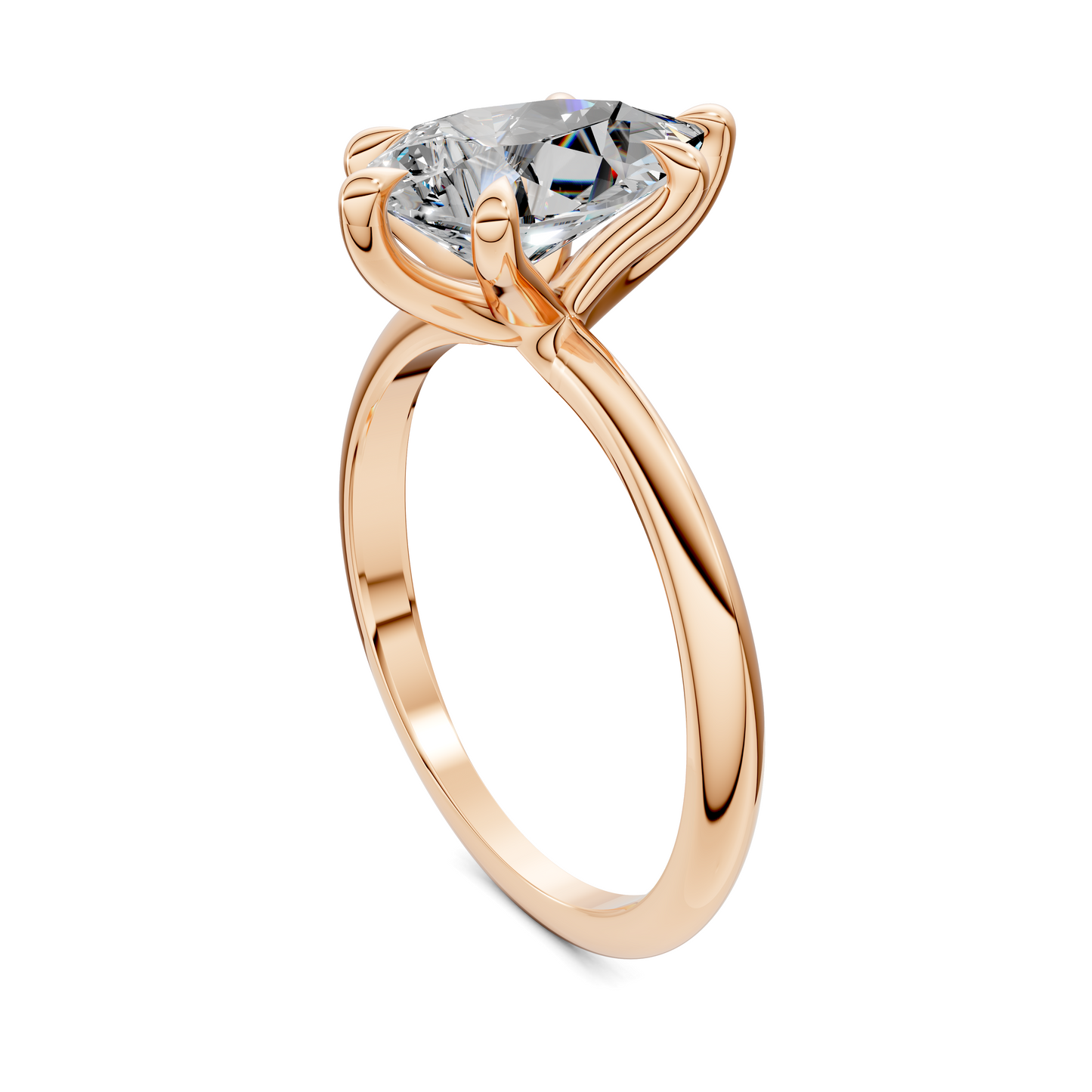 Lydia Vine Solitaire Ring