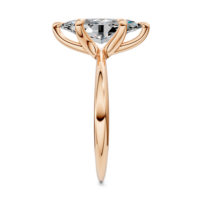 Lydia Vine Solitaire Ring