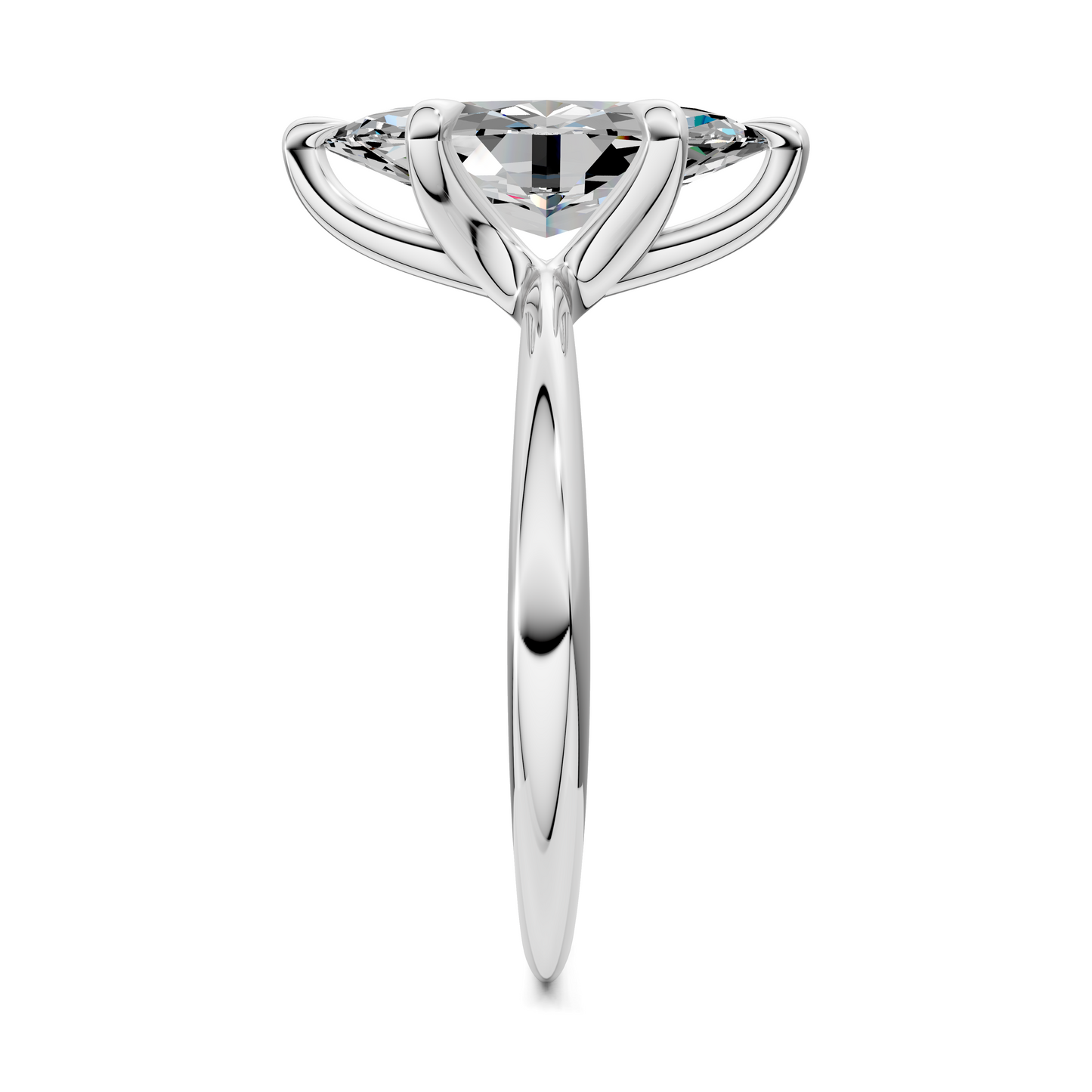 Lydia Vine Solitaire Ring