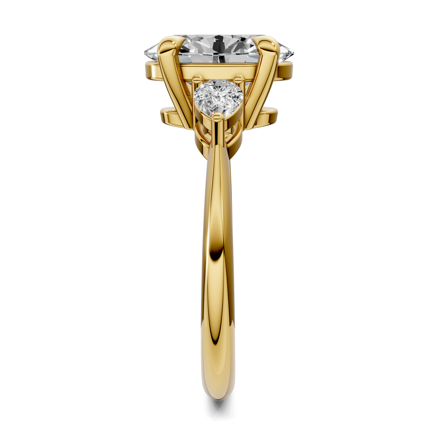 Isabella Three Stone Ring