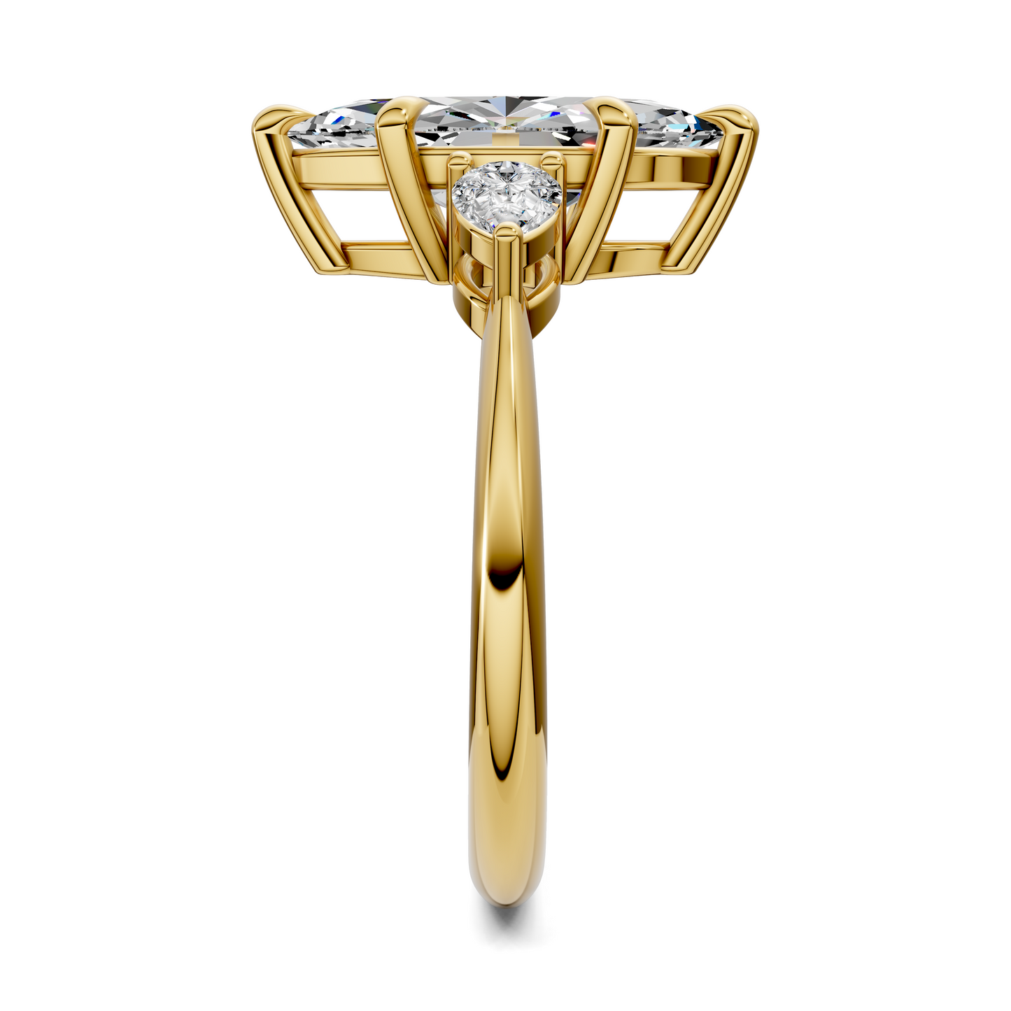 Isabella Three Stone Ring