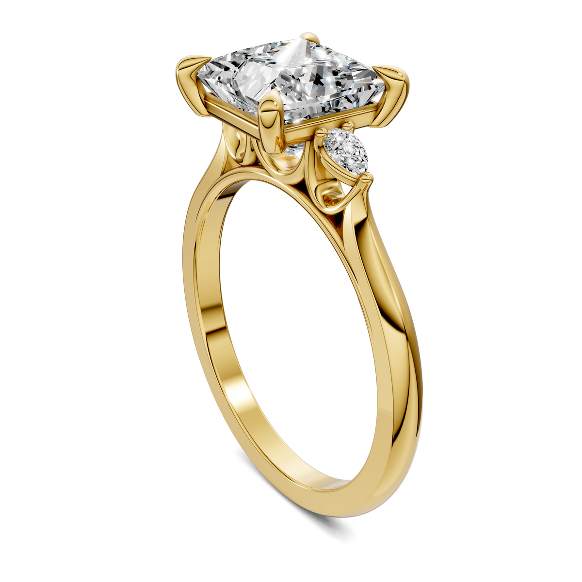 Alivia Three Stone Classic Ring