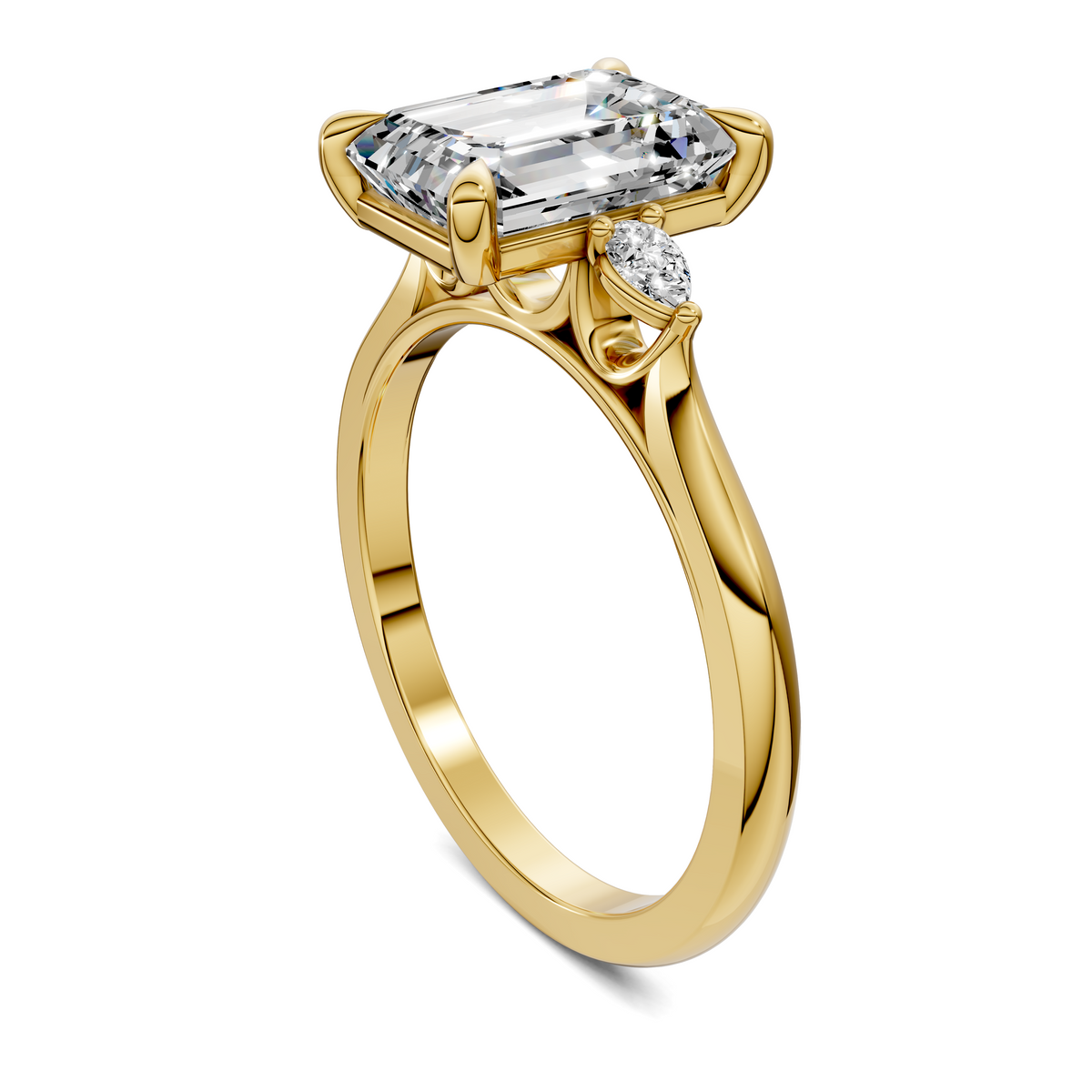 Alivia Three Stone Classic Ring