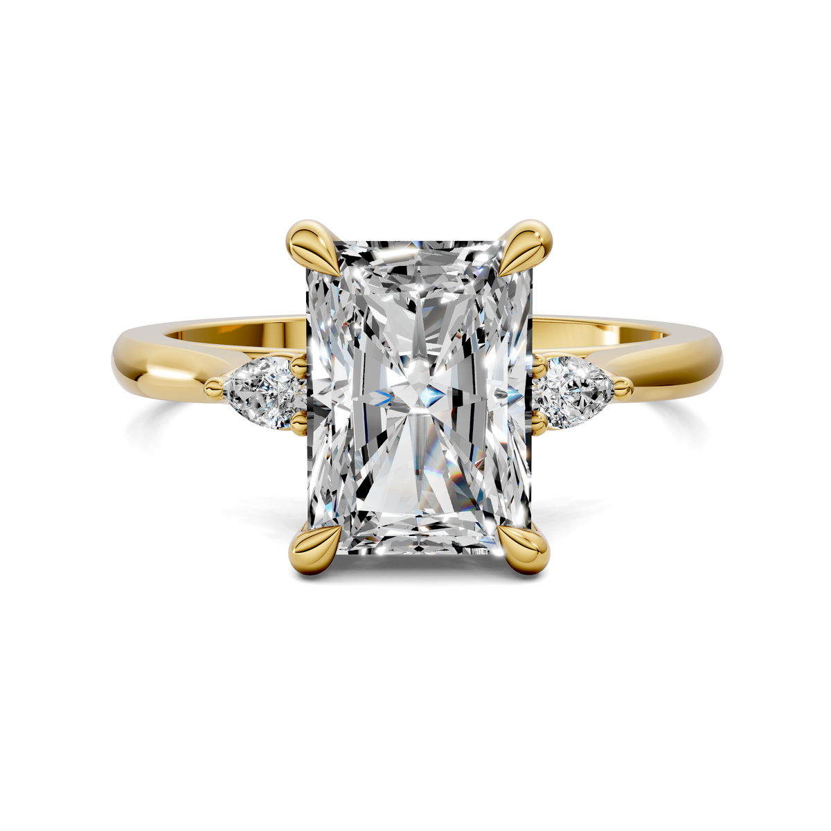Alivia Three Stone Classic Ring